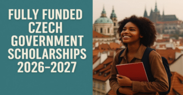 Czech Republic Government Scholarships 2025/2026