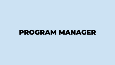 Program Manager Jobs Description
